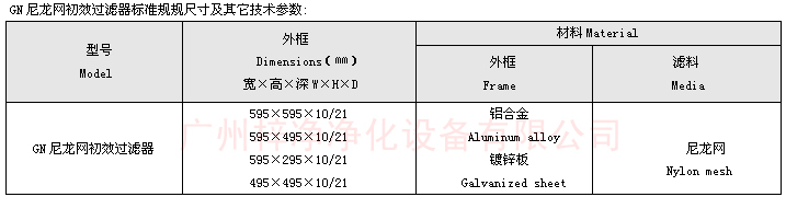 尼龍網過濾器技術參數 尼龍網過濾器技術參數
